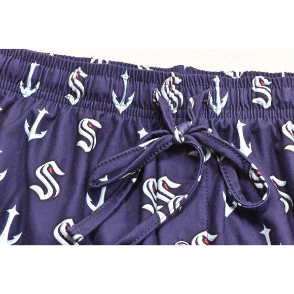 NEW Concepts Sport NHL Seattle Kraken Mens Lounge Pajama Pants Navy Blue Size S - Picture 6 of 8